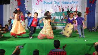 guvva gorinkatho song dance performance by sri aradhya high school kids [upl. by Soule828]