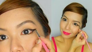 Lining the EyesPaglinya ng Mga Mata Tagalog Tutorial  saytiocoartillero [upl. by Ahsya]