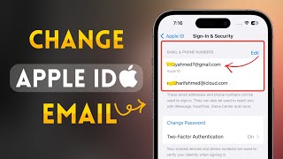 How to CHANGE your APPLE ID to any NEW EMAIL Address [upl. by Balch]