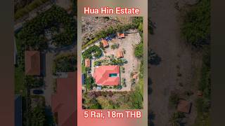 Huge Hua Hin Estate Home on 7580 sqm Land thailandvlog property huahin uniqueproperties [upl. by Airdnekal]