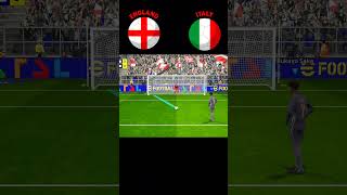 Euro 2020 🥶 England 🆚 Italy Penalty shootout 🎃efootball gaming shorts youtubeshorts gameplay [upl. by Eluk260]