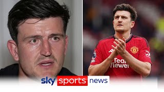 Harry Maguire quotMissing Euros toughest moment of careerquot  quotIm part of Man Utds futurequot [upl. by Ramled]