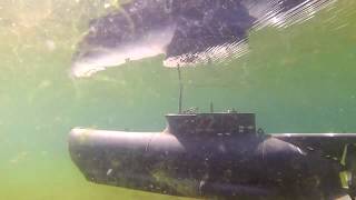 Seehund RC Submarine [upl. by Asilehc]