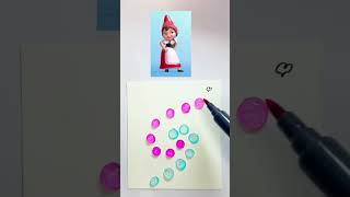 Color marker shortvideo painting satisfying [upl. by Imekawulo]