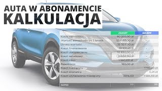 Auto w abonamencie  pułapka czy odkrycie [upl. by Nicolai]