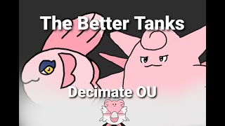 Clefable and Alomamola DOMINATE OU tier  Pokemon Showdown [upl. by Finnegan]