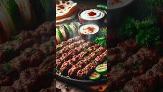 Adana Kebab Recipe  Famous HandMinced Adana Kebab Recipe shorts [upl. by Ahsilem]