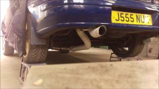 Works group A subaru impreza replica exhaust pipe anti lag [upl. by Jahdal445]