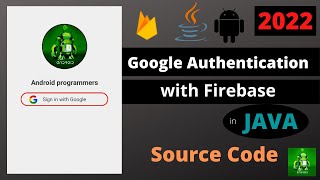 Google Sign In  Firebase  Java  Android Studio Tutorial [upl. by Kalindi]