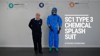 Respirex SC1 Chemical Splash Suit Presentation [upl. by Lowis]