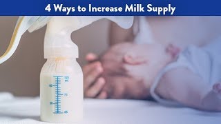 4 Ways to Increase Milk Supply  CloudMom [upl. by Clifton162]