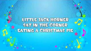 Little Jack Horner Sat In a Corner  Sing A Long  Christmas Pie  Nursery Rhyme  KiddieOK [upl. by Otrebron]