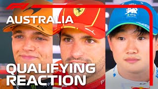 Drivers PostQualifying Reaction  2024 Australian Grand Prix [upl. by Marleen]