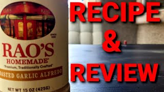 Raos Roasted Garlic Alfredo Sauce Review [upl. by Brenner]