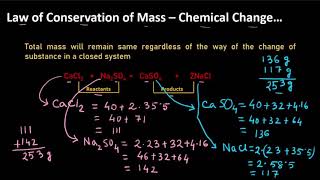 High School Chemistry AP Chemistry  Law of conservation of Mass by Lavoisier [upl. by Vanthe]