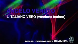 ANGELO VENUTO  LITALIANO  Karaoke Channel Miguel Lobo [upl. by Blisse]