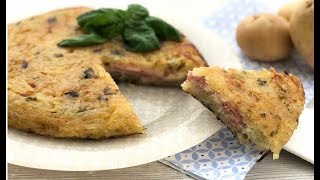 TORTA DI PATATE IN PADELLA Semplice veloce e buonissima [upl. by Leuqcar]