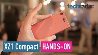 Sony Xperia XZ1 Compact handson review [upl. by Orfinger]