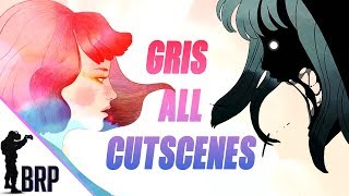 GRIS  All Cutscenes  Secret ending [upl. by Iclehc]