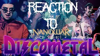 Nanowar of Steel  Disco Metal Reaction [upl. by Neelcaj440]