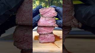 Reverse Seared Filet Steak filetmignon Steaks RecipeShort Foodie Grilled Grilling Medium [upl. by Inaflahk]