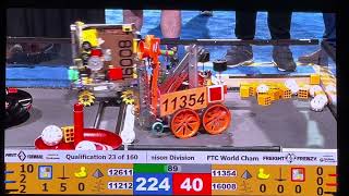 FTC Freight Frenzy  410 Points World Record  The Clueless 11212 and TechNova 12611 [upl. by Ainoyek]