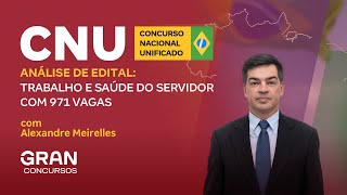 CNU Concurso Nacional Unificado  Saiu o Edital Trabalho e Saúde do Servidor 971 vagas  Bloco 4 [upl. by Eidurt]