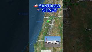 🇨🇱 SANTIAGO 🇦🇺SIDNEY VUELO QANTAS QF28 santiago australia chile aeronave avion vuelos [upl. by Jeffrey721]