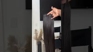 How to install your ponytail clip in extensions 👱🏽‍♀️🤝🏽📹 lucyswayy via TikTok unice unicewig [upl. by Alimat170]