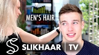 Mens Short Hair Tutorial  How To Get A Casual Cool Hairstyle [upl. by Nelli]