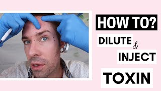 How To Dilute Korean Toxin  Where To Inject And Before amp After Ft Vanidiy [upl. by Wilek]