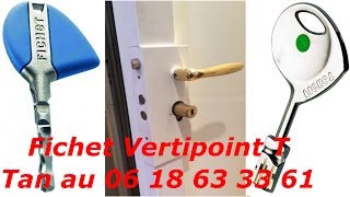 Comment remplacer un cylindre Fichet 787z dune serrure Fichet Vertipoint T [upl. by Agna]