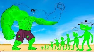 Evolution Of BIG HULK Vs Evolution Of MONSTER RADIATION  Returning From The Dead SECRET  FUNNY [upl. by Amando]