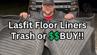 Do LasFit Floor Liners Live Up To The Hype Unboxing and Review for a 20192025 Silverado Crew Cab [upl. by Odnomyar887]