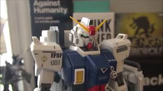 MG 1100 RX79G Gundam Ground Type Review  Part 1 [upl. by Netsrek]