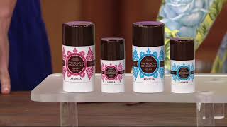 LAVANILA Set of 4 AluminumFree Deodorant on QVC [upl. by Haididej]