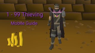 Osrs Mobile 1  99 thieving guide  rogues outfit [upl. by Olzsal869]