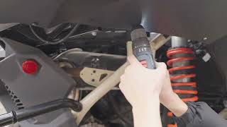 How to Install Mud Flaps for 2017 Can AM MAVERICK X3 [upl. by Aihsotal]