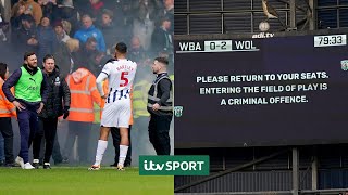 Crowd trouble mars Black Country Derby  ITV Sport [upl. by Potter]