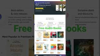 Free Audio Books link in comments youtubeshorts shortsfeed shorts books audiobook audible [upl. by Landri377]