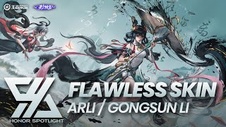 Arli Flawless Skin  Dye Jianghu Parallel World Series Skin  Honor of Kings  HonorSpotlight [upl. by Sacram]