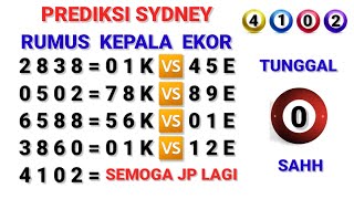 PREDIKSI SYDNEY HARI INI 6 DESEMBER 2024 BOCORAN TOGEL SYDNEY HARI INI  RUMUS KEPALA EKOR SIDNEY [upl. by Farley807]