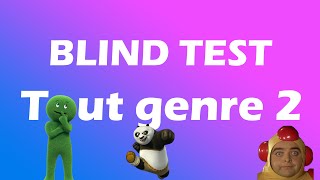 Blind Test Tout Genre 2 60 Extraits [upl. by Aicetel]