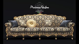 Making Of Sofa by Modenese Gastone [upl. by Eerolam]