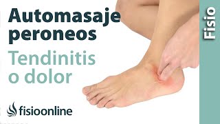 Automasaje para la tendinitis y dolor de los peroneos [upl. by Dafodil]