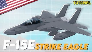 F15E Strike Eagle Fighter Jet  Plane Crazy  Tutorial [upl. by Surtimed722]