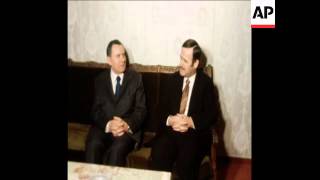 SYND 2374 PRESIDENT ASSAD MEETS GROMYKO IN DAMASCUS [upl. by Imorej]