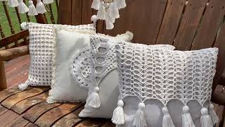 Yastık kılıfı crochet pillow case [upl. by Oiciruam218]