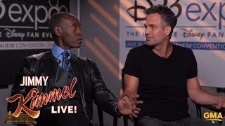 Don Cheadles Reaction to Mark Ruffalo Spoiling Avengers [upl. by Cia820]