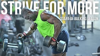 Back Day Series 8 Ep 3  Strive for More Start Of Bulking Season [upl. by Sirtimid]